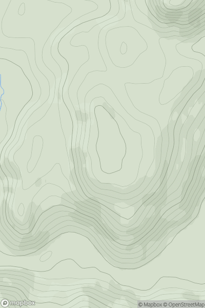 Thumbnail image for Am Barr [Oban to Loch Fyne] [NM851016] showing contour plot for surrounding peak